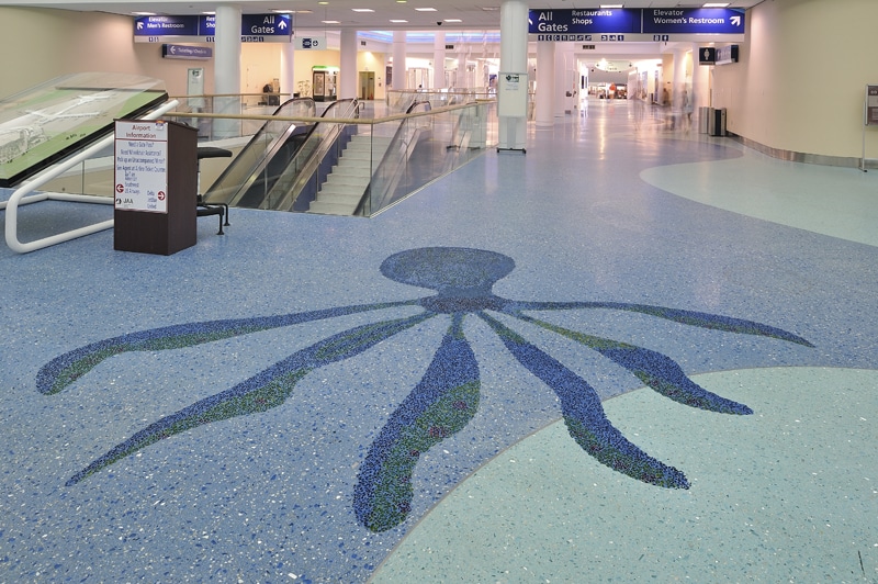 Jacksonville Int. Airport - Terrazzo & Marble Supply
