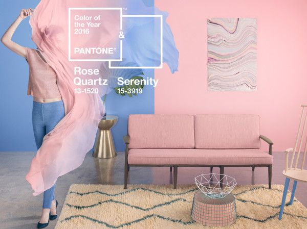 Pantone Color of the Year 2016: Rose Quartz & Serenity
